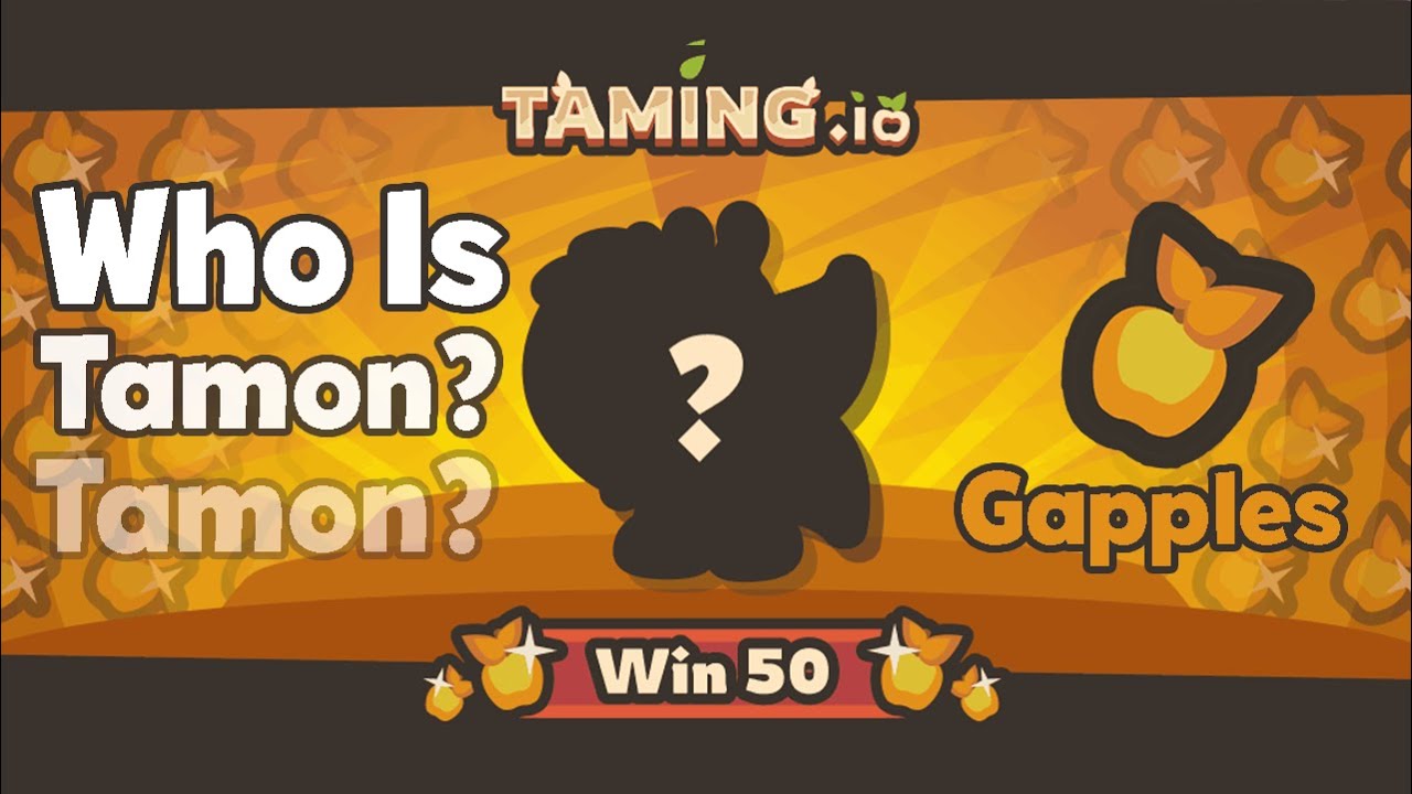 Taming.io Guess To Win Free 50 Gapples - Tamon