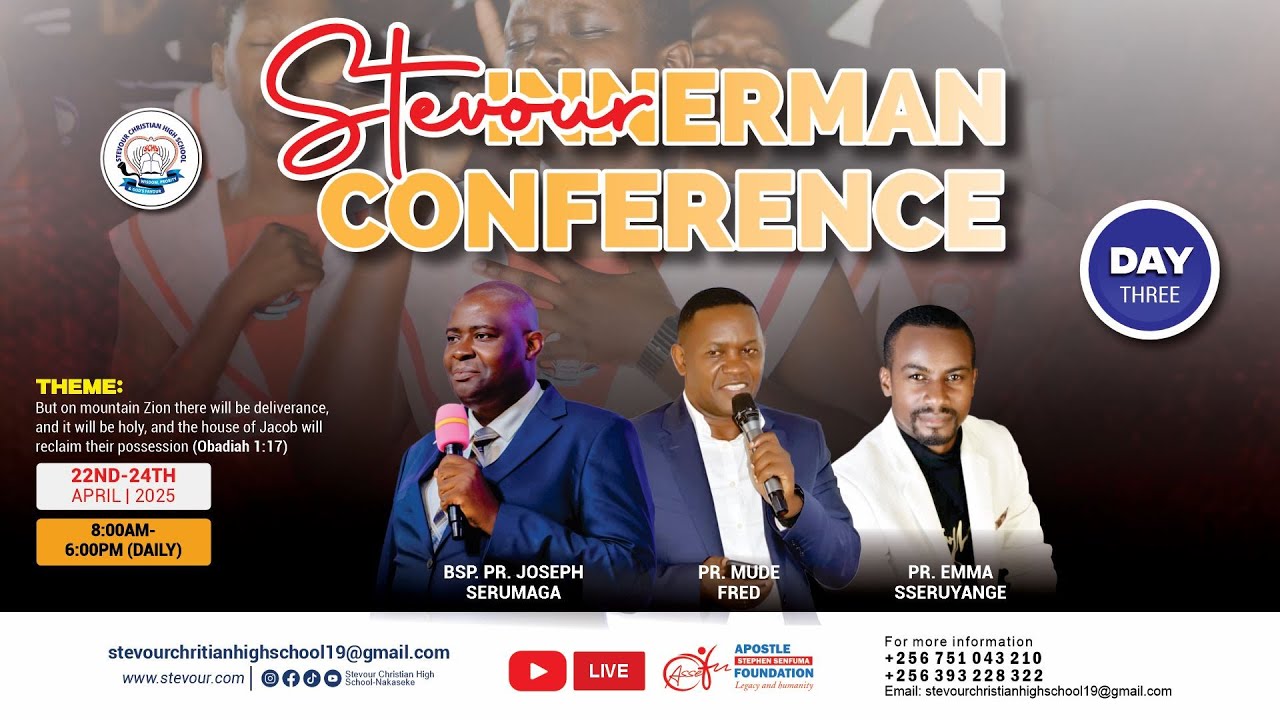 BUT ON MOUNTAIN ZION THERE SHALL BE DELIVERANCE: {OBADIAH1:17} STEVOUR INNERMAN CONFERENCE DAY3