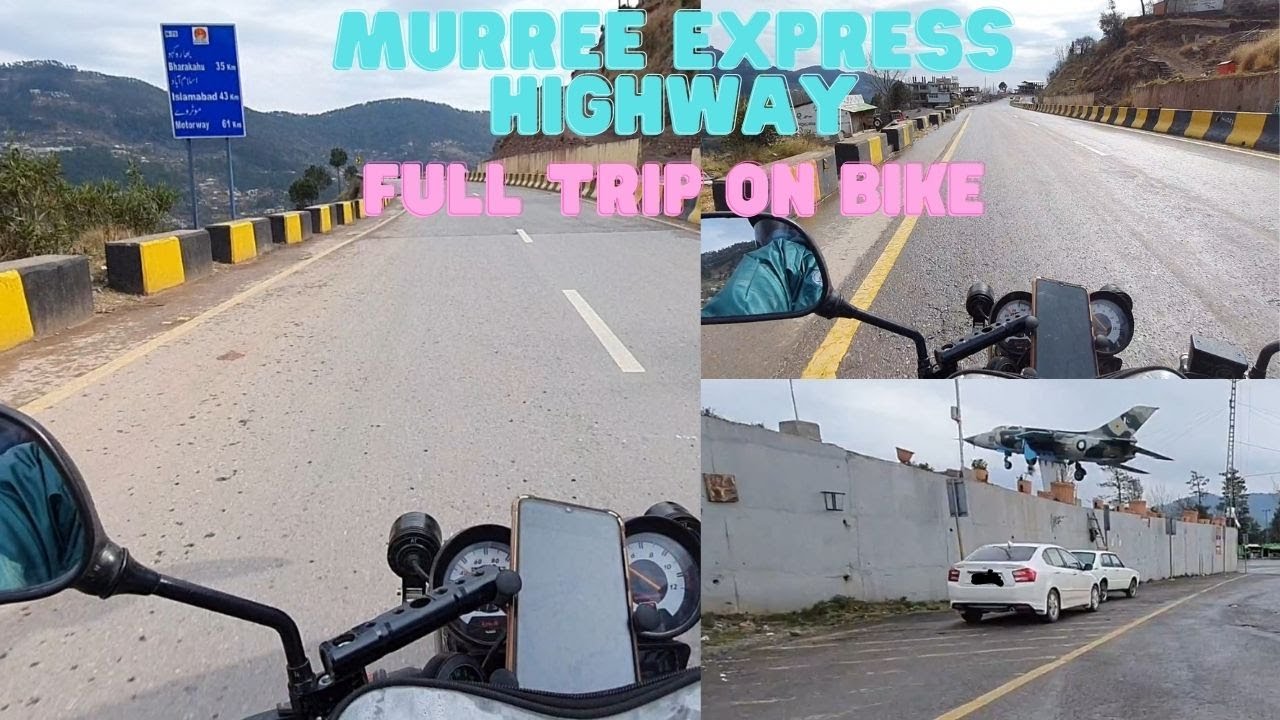 MUREE TO ISLAMABAD | MURREE EXPRESS HIGHWAY | MUREE MALL ROAD | BIKE TRIP | DAY-2 PART- 3