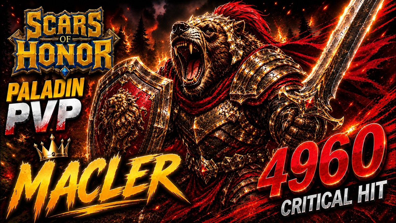 NEW MMO Paladin PvP = PURE CHAOS (Scars of Honor)