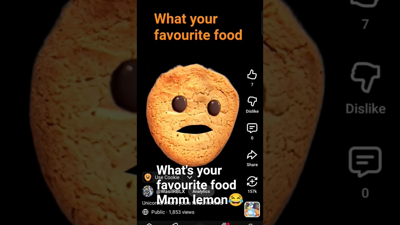 what's your favourite food mm lemon 😂😂