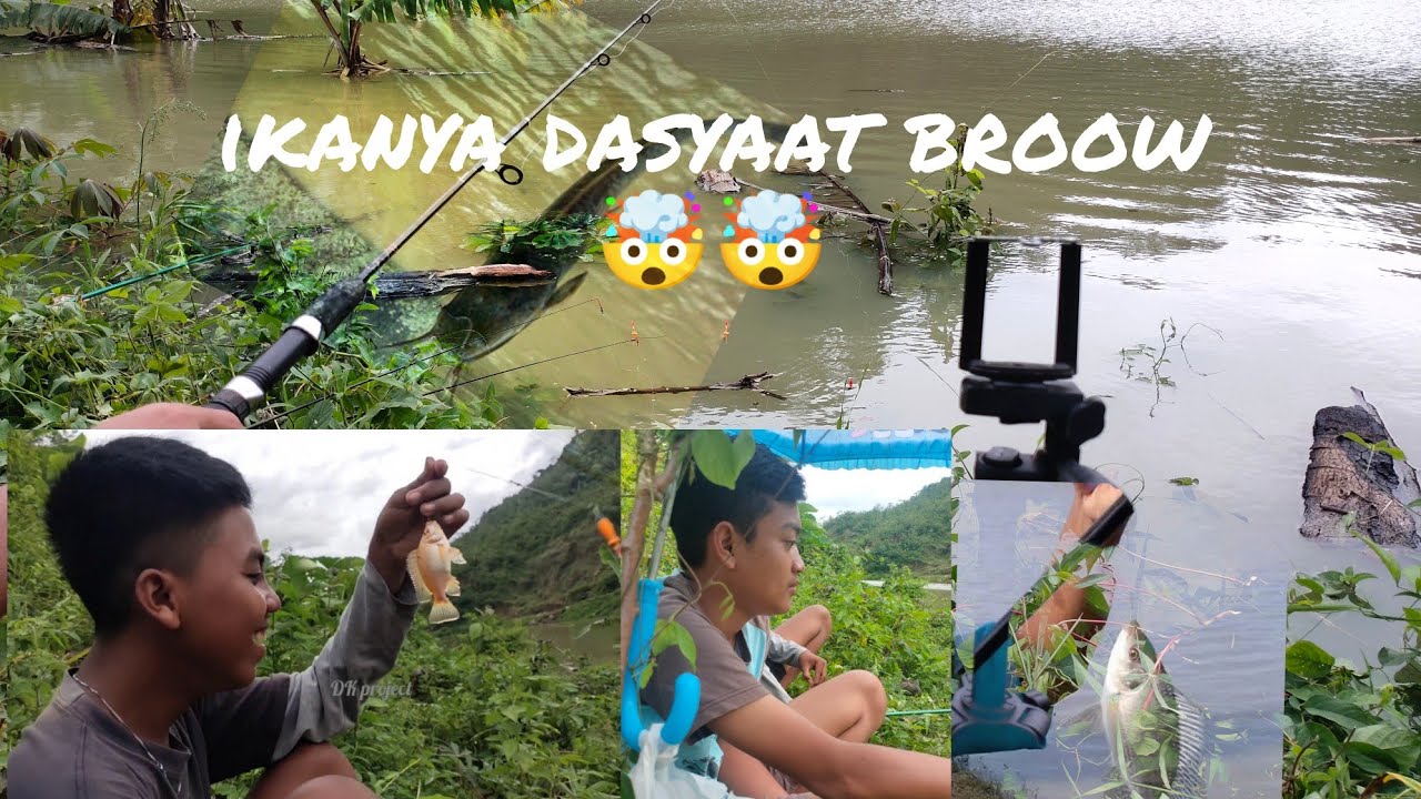 MENGERIKAAN!!!! Tarikan striikeeee mancing di Bendungan Tugu