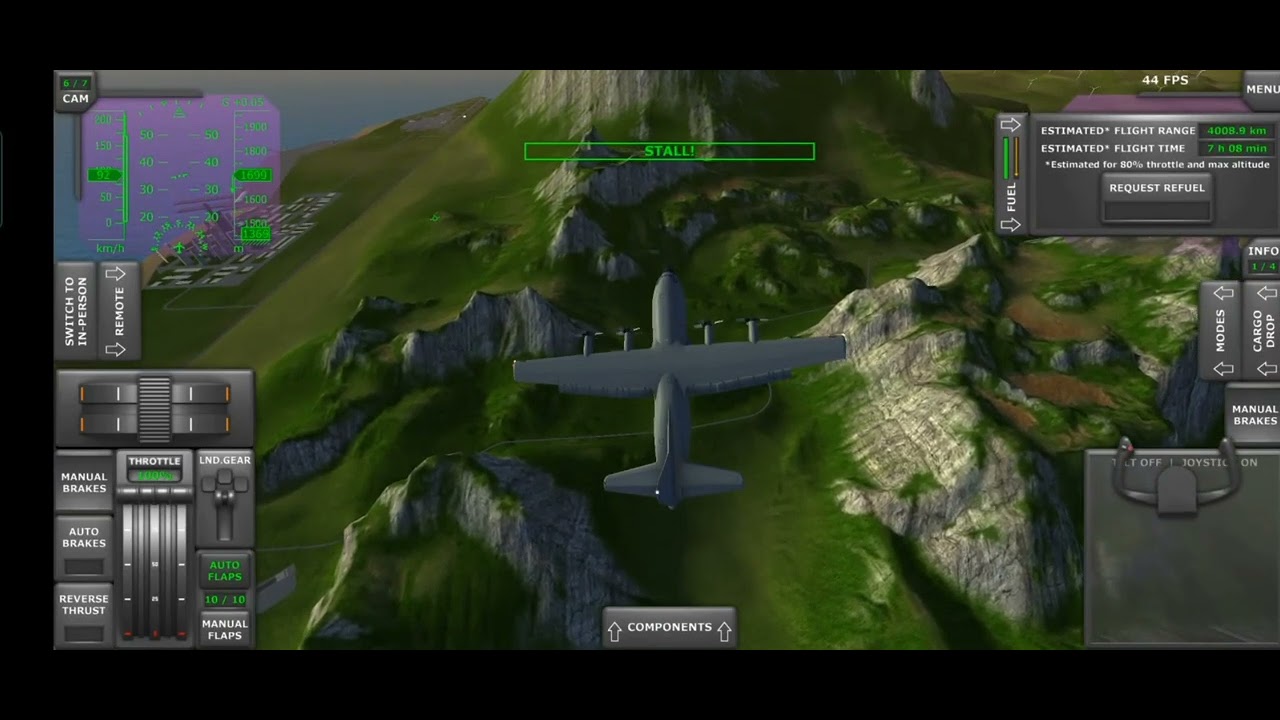 Maneuvering the C-130 like the Su-57 (Missile dodging)