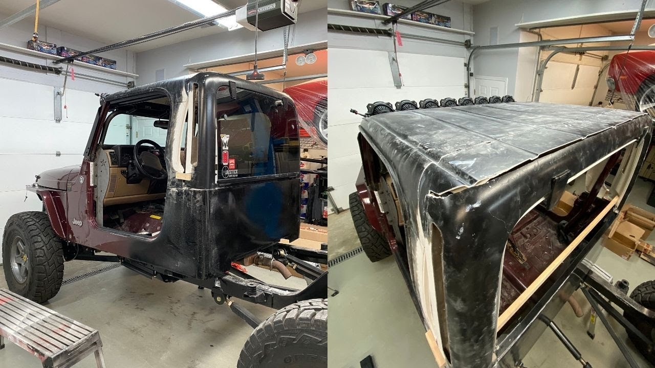 Изготовление жесткой крыши на заказ для моего Jeep TJ Wrangler | Часть 3