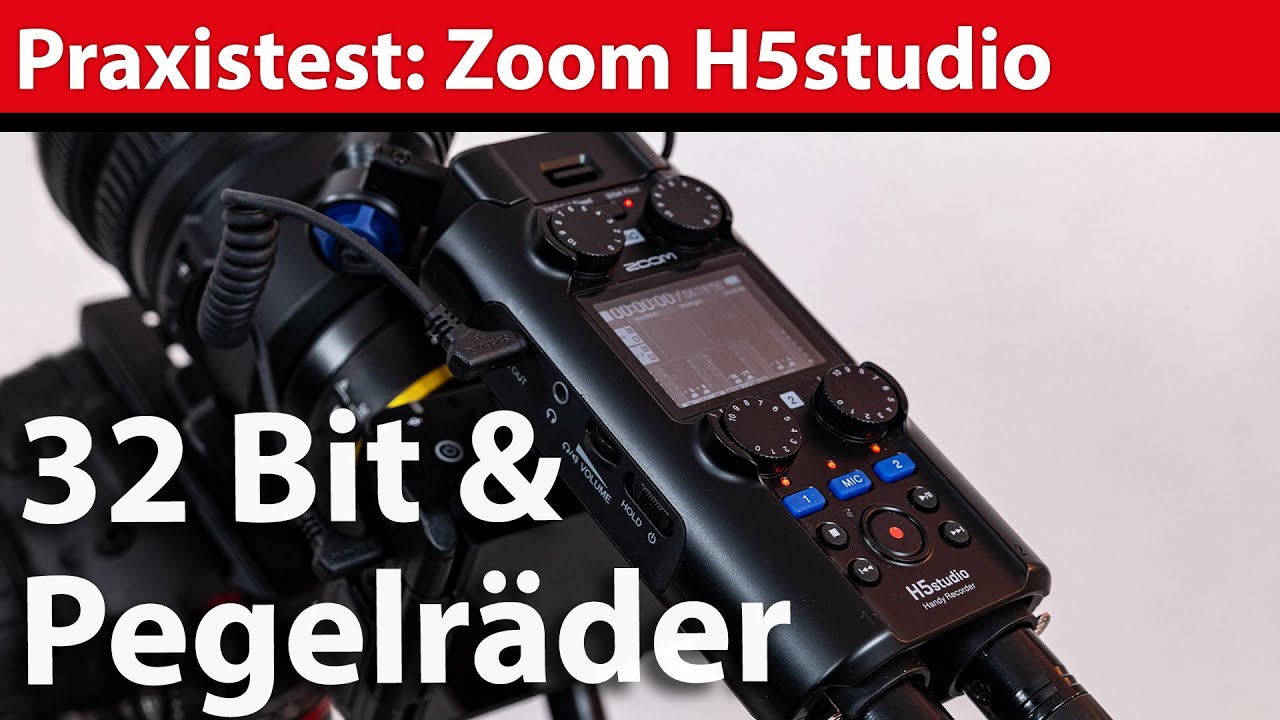 Tontest: Zoom H5studio – Feldrecorder mit Pegelrädern