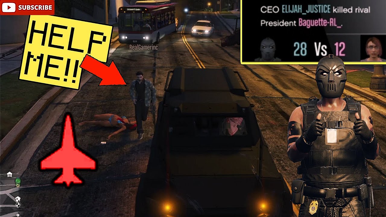 СПАСЕНИЕ НОВИЧКА от ГРАБИТЕЛЯ в GTA Online.