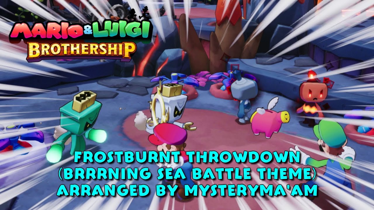 Mario & Luigi Brothership | Frostburnt Throwdown | Brrrning Sea Battle Theme