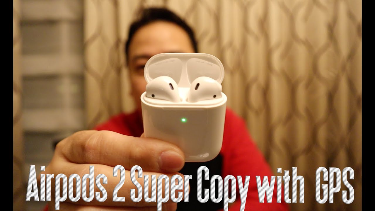 Airpods 2 1:1 Super Copy with GPS positioning #Unboxing & #Demo