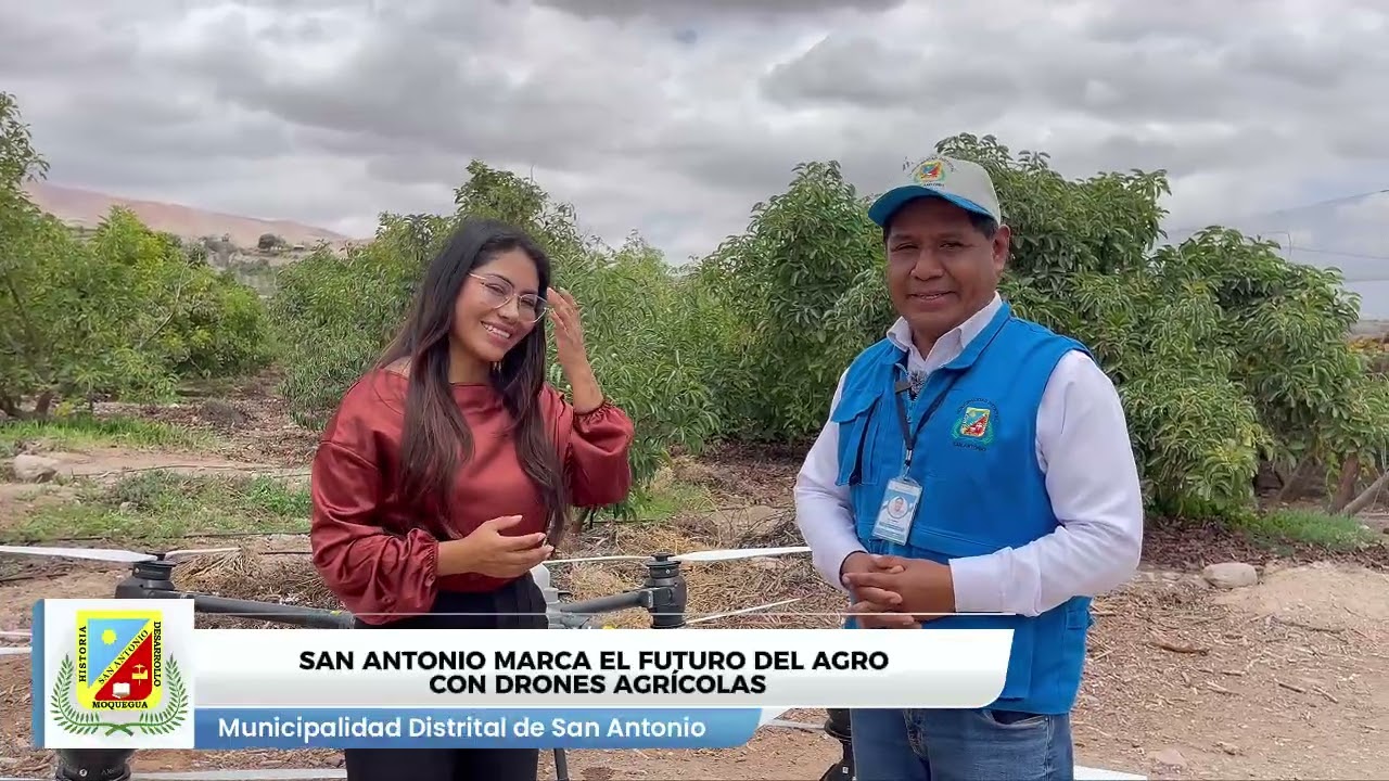 SAN ANTONIO PIONEROS EN DRONES AGRICOLAS