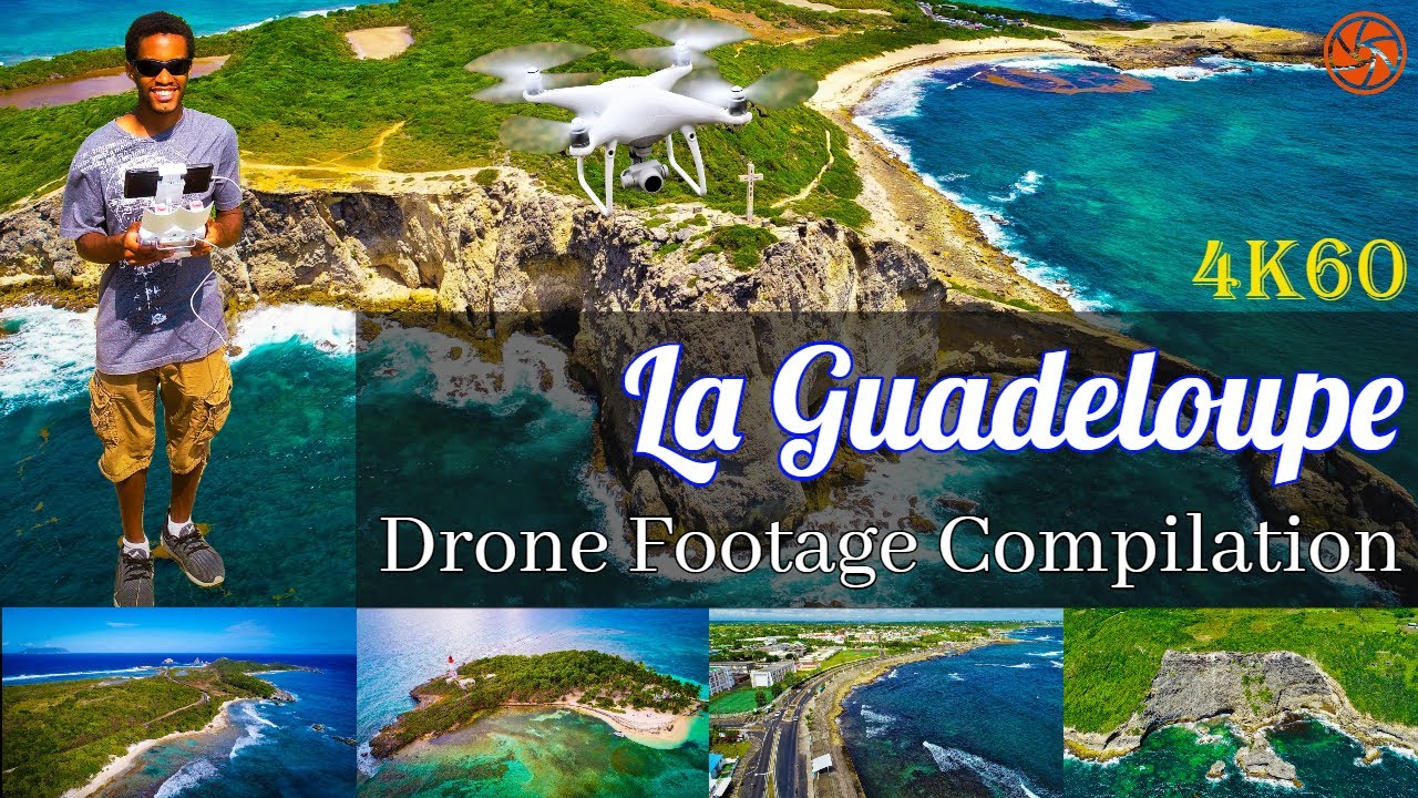 4K60 Cinematic Tropical Drone Footage | La Guadeloupe | Phantom 4 Pro 🇬🇵✈️🏝