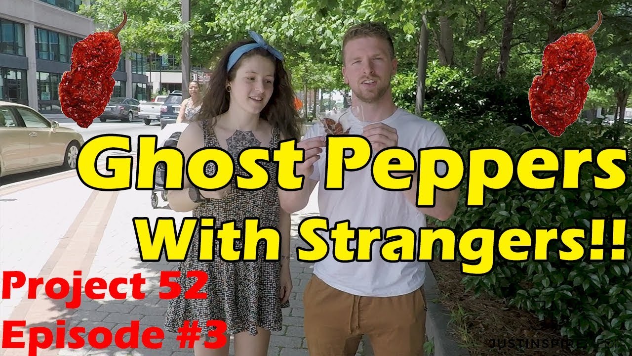 Asking Strangers To Eat Ghost Peppers With Us On The Spot!! [Project 52] Episode #3