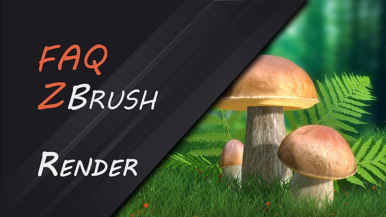 Свет LightCap и рендер в ZBrush | FAQ-16