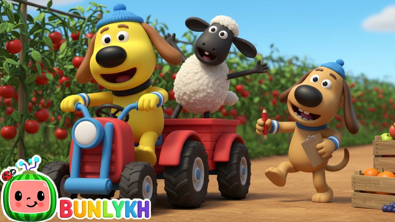 Funny Farm Tractor Ride Harvest Adventure | Kids Cartoon Video , #funny #funforkids cartoonforkids ,