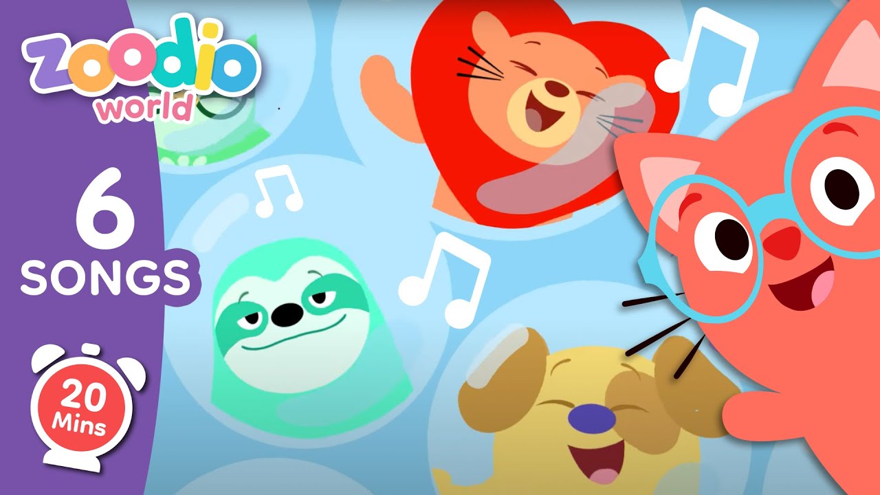 🎵 Learn & Sing! | Zoodio | Kids Songs About ABCs, Pets, Firetrucks, Planets & More! 🚀🐶🧁