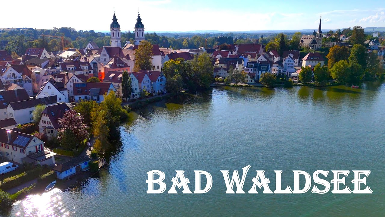 Bad Waldsee on the day of the 60th regatta and Oktoberfest