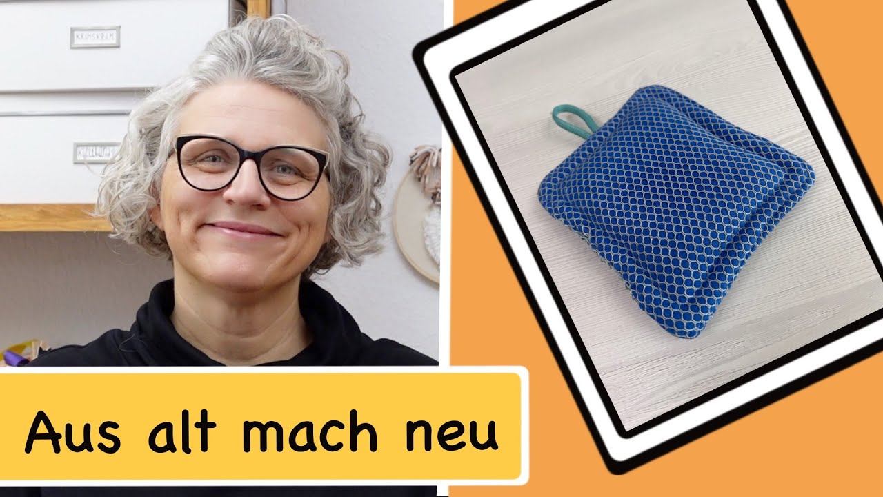 ♻️Upcycling, aus alten Sachen einen Spülschwamm nähen