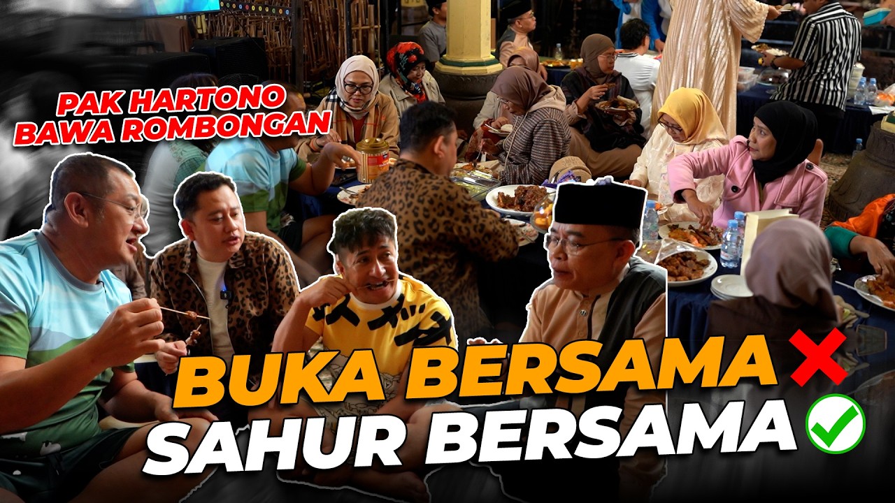 GREGETTT..!! BUKA BERSAMA UDAH BIASA, LANGSUNG AJA NGADAIN SAHUR BERSAMAA..!!