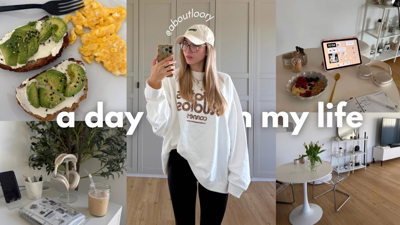 DAY IN MY LIFE ☁️🧚🏼💫 Alltagsvlog, home office, Mittagspause nutzen & wieder mit Joggen anfangen 