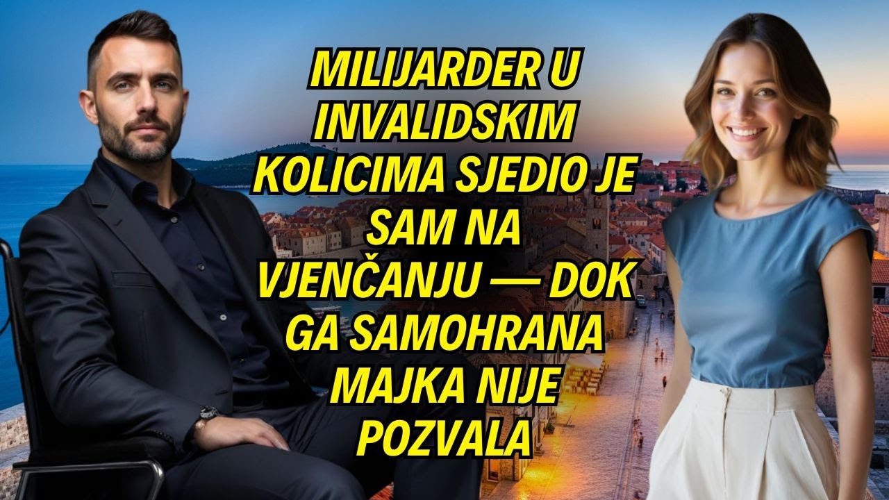 Milijarder u invalidskim kolicima sjedio je sam na vjenčanju — dok ga samohrana majka nije pozvala