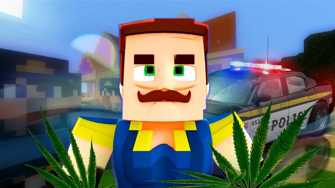 AHOJ SOUSEDE V MINECRAFTU! | ZDROGOVAN&Yacute; SOUSED ZATČEN POLICI&Iacute; !