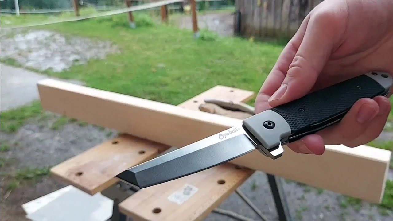 Cold Steel Oyabun Hard Use Testing - Folding Knife Review