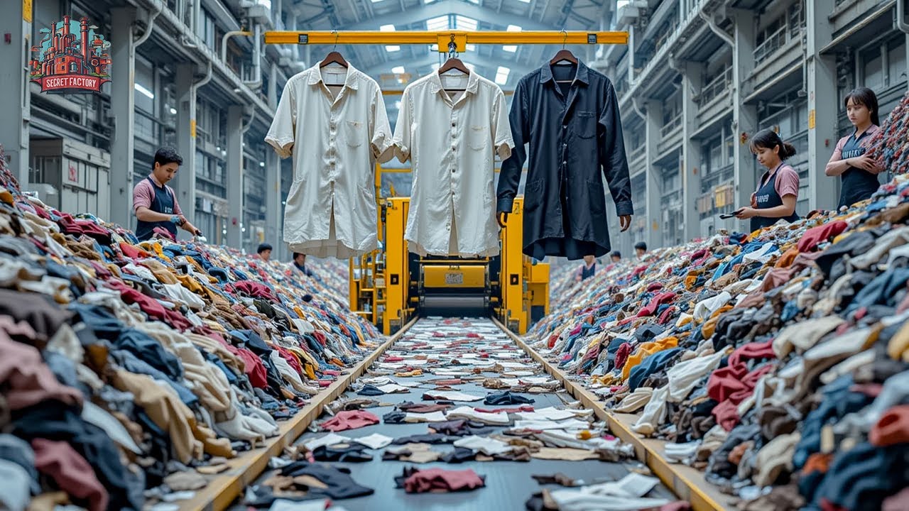 How Over 20 MILLION Used Clothes Are Recycled EVERY DAY in a factory
