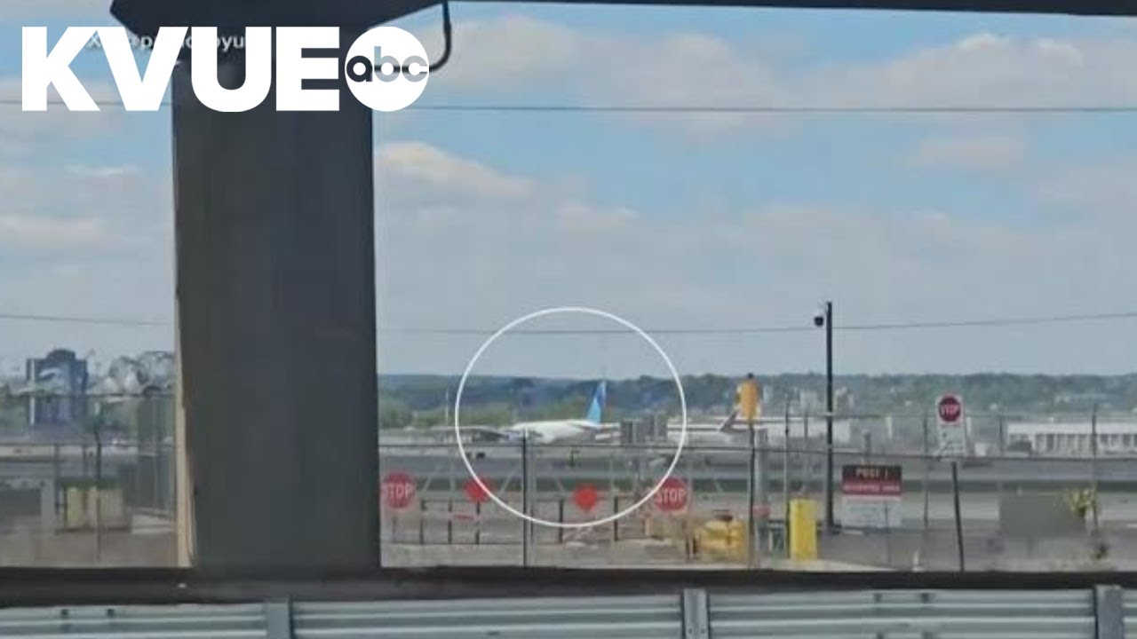 Truck crushed by United Airlines plane near Newark airport