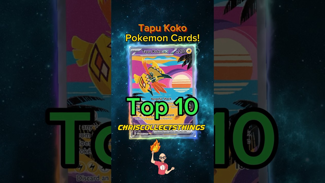 Top 10 EXPENSIVE TAPU KOKO cards 👀 #shorts #top10 #paradoxrift