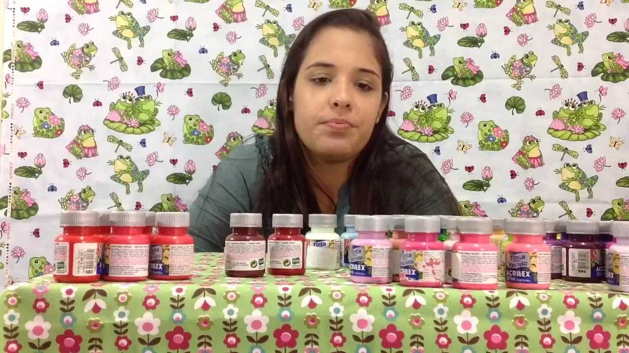 Thanynha Avila-Como combinar as cores e fazer degradê Pintura em tecido