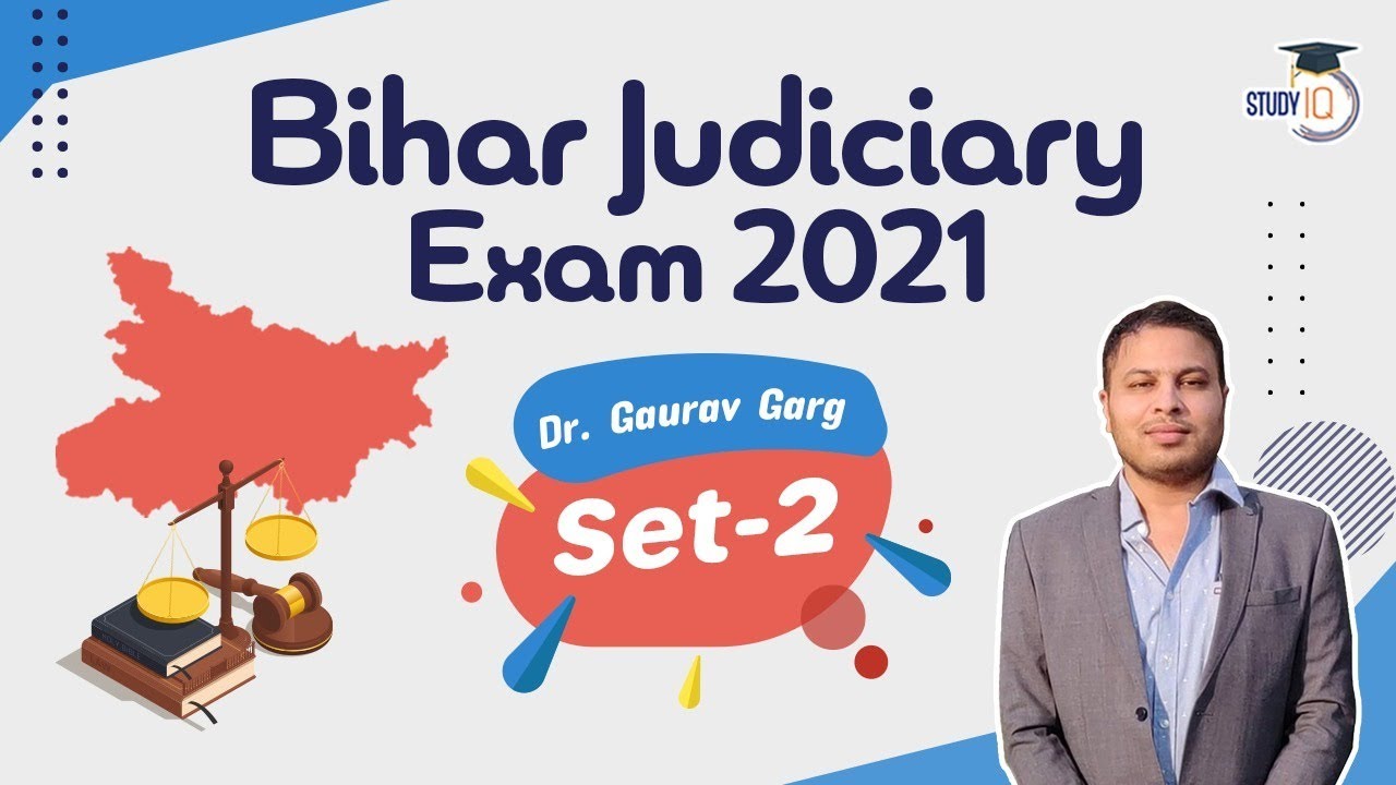 Bihar Judicial Services Exam 2021 - Expected Questions Set 2 - Bihar Judiciary Exam, BPSC Judicial