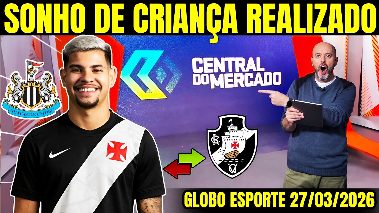 💢GLOBO ESPORTE VASCO HOJE💢SEXTA-FEIRA💢URGENTE PARA TUDO TORCIDA VAI A LOUCURA💢NOT&Iacute;CIAS DO VASCO HOJE