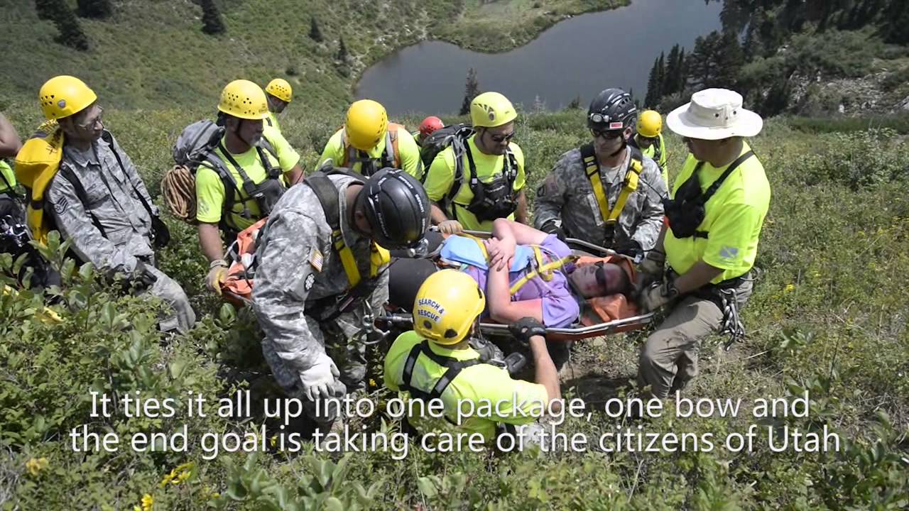 Utah ANG participates in multi-agency medevac search and rescue training