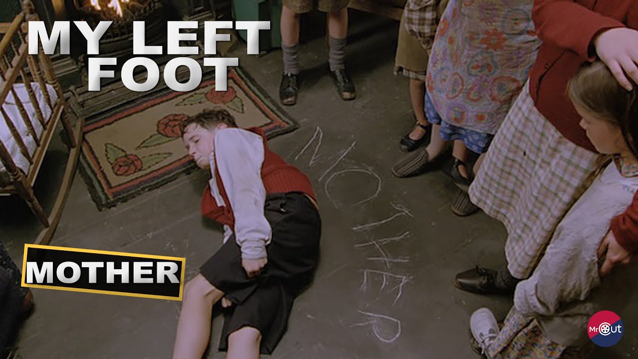 My Left Foot 1989: Writing Mother word Scene