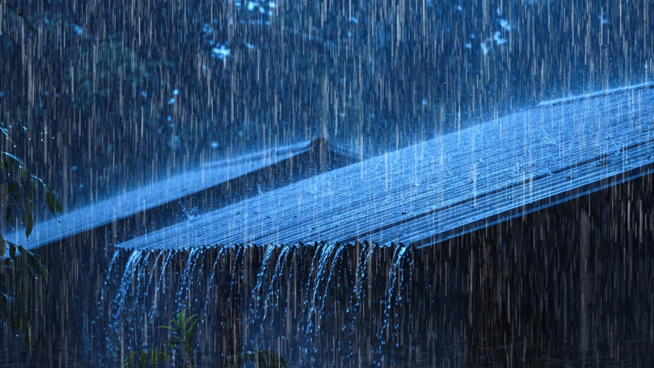 Fall Asleep Instantly With Heavy Rain and Thunderstorm Sounds | Relaxing Rain For Deep Sleep ASMR