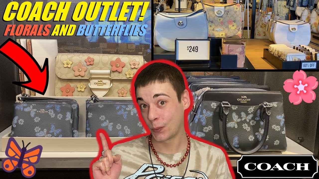 Coach Outlet NEW Floral And Butterfly Prints PERFECT For Summer!