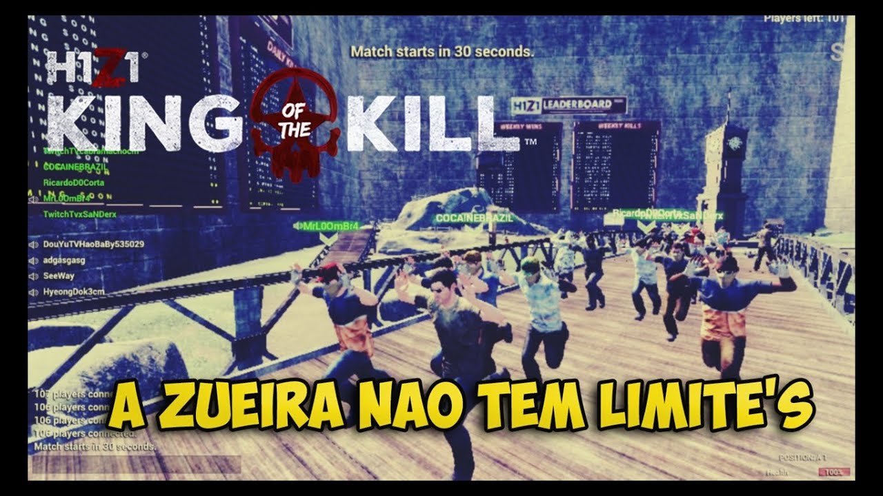 H1Z1 - A ZUEIRA N&Atilde;O TEM LIMITE'S ft; lombra, sander , ricardo , cocaine