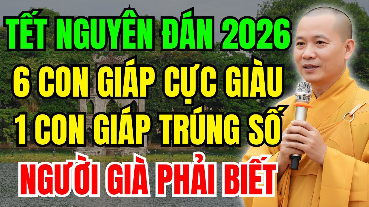TẾT NGUYÊN ĐÁN 2026, 6 CON GIÁP CỰC GIÀU, 1 CON GIÁP TRÚNG SỐ | GIÁ VÀNG 368