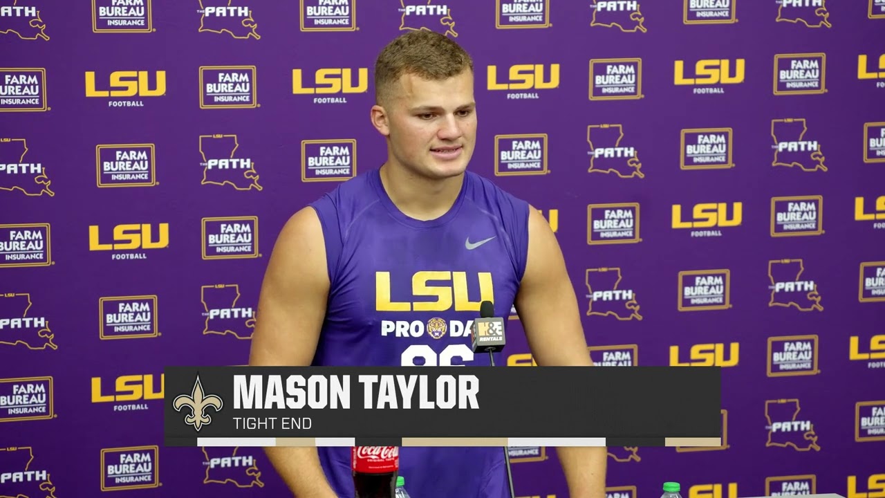 Mason Taylor on Pro Day results | LSU Pro Day 2025