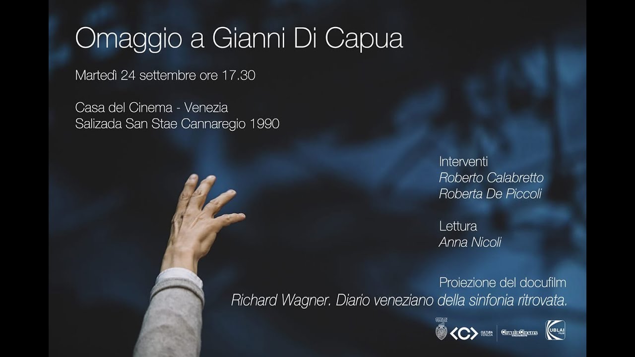 Omaggio a Gianni Capua. Casa del Cinema di Venezia, 24/09/2019 - 1^ parte