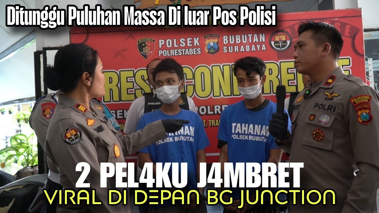 2 pelaku J4mbret di BG Junction Surabaya yang kabur melawan arus berhasil diamankan Polsek Bubutan