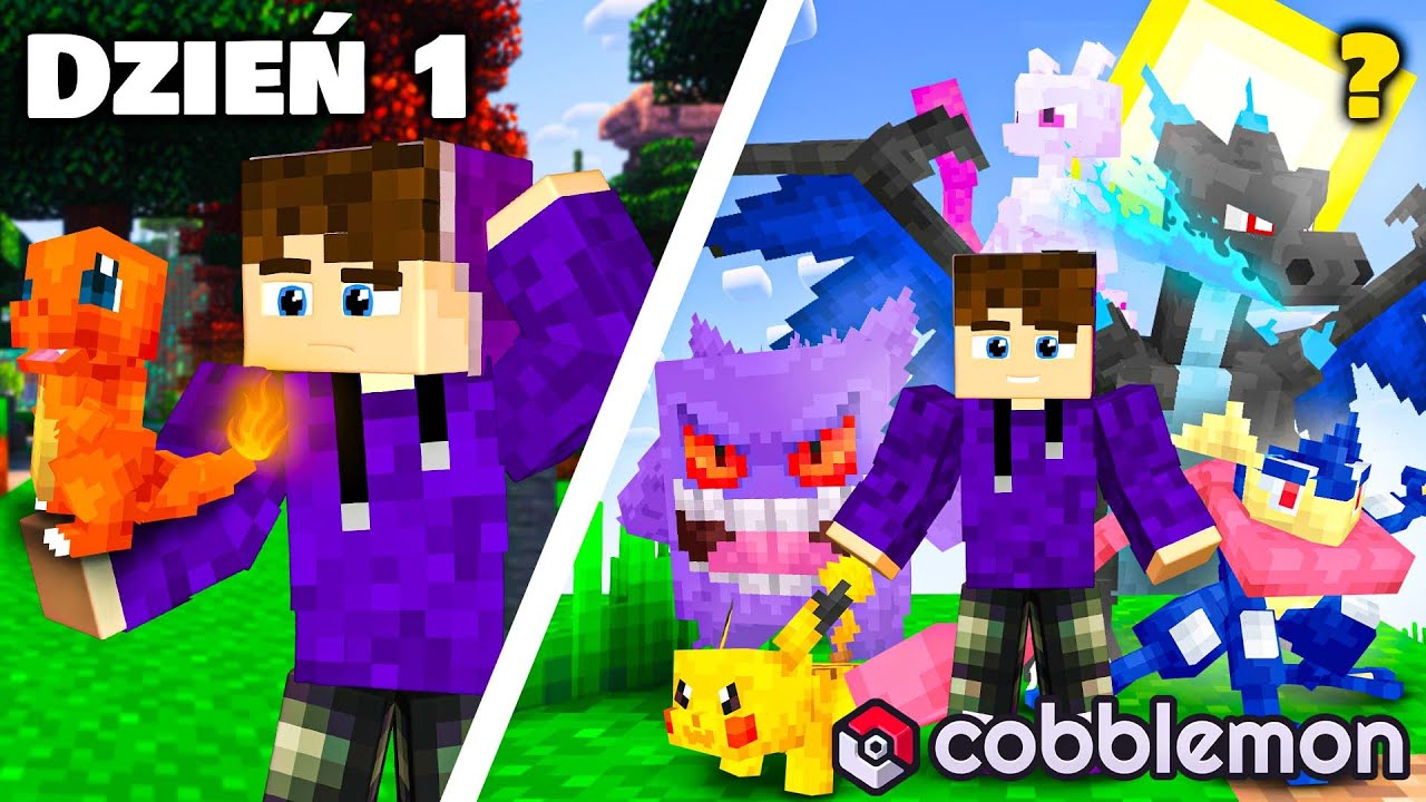 SPĘDZIŁEM 100 DNI w MINECRAFT COBBLEMON!