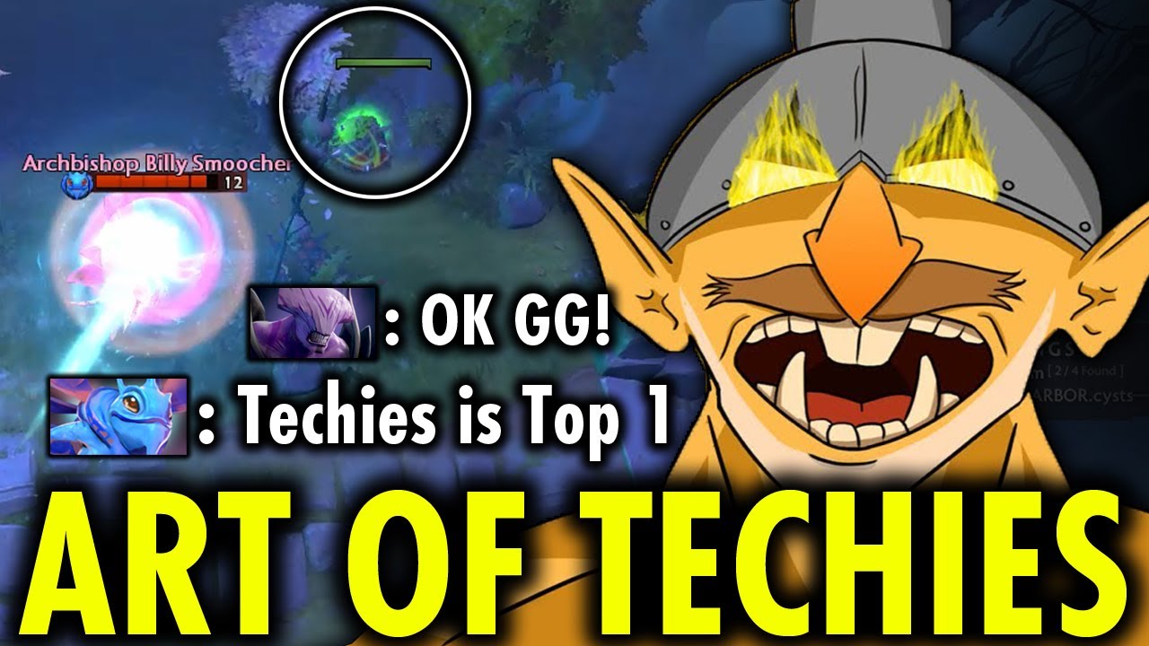 TOP 1 DOTABUFF TECHIES!! - Incredible Mine Set up They Will Never Expect | Techies Official