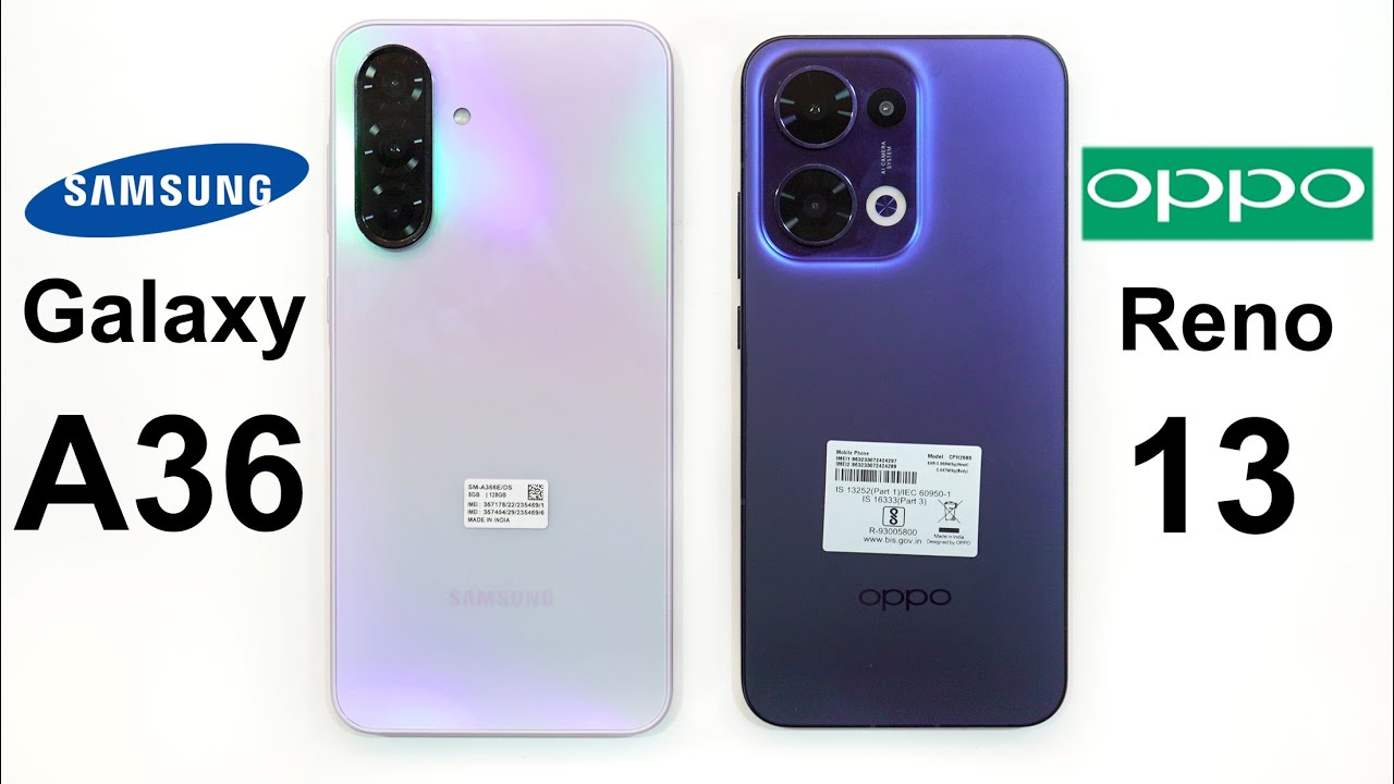 Galaxy A36 vs Oppo Reno 13 Speed Test 📱 !