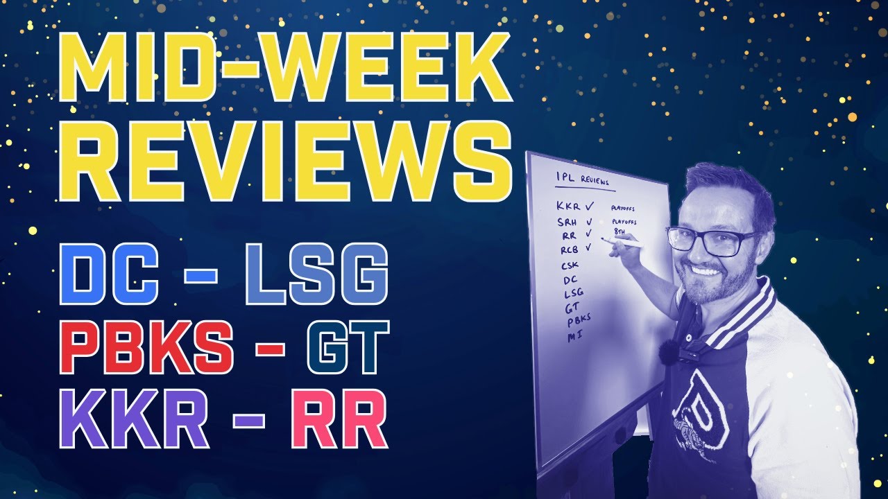Mike Hesson's MID WEEK IPL REVIEW - #DCvLSG #GTvPBKS #RRvKKR