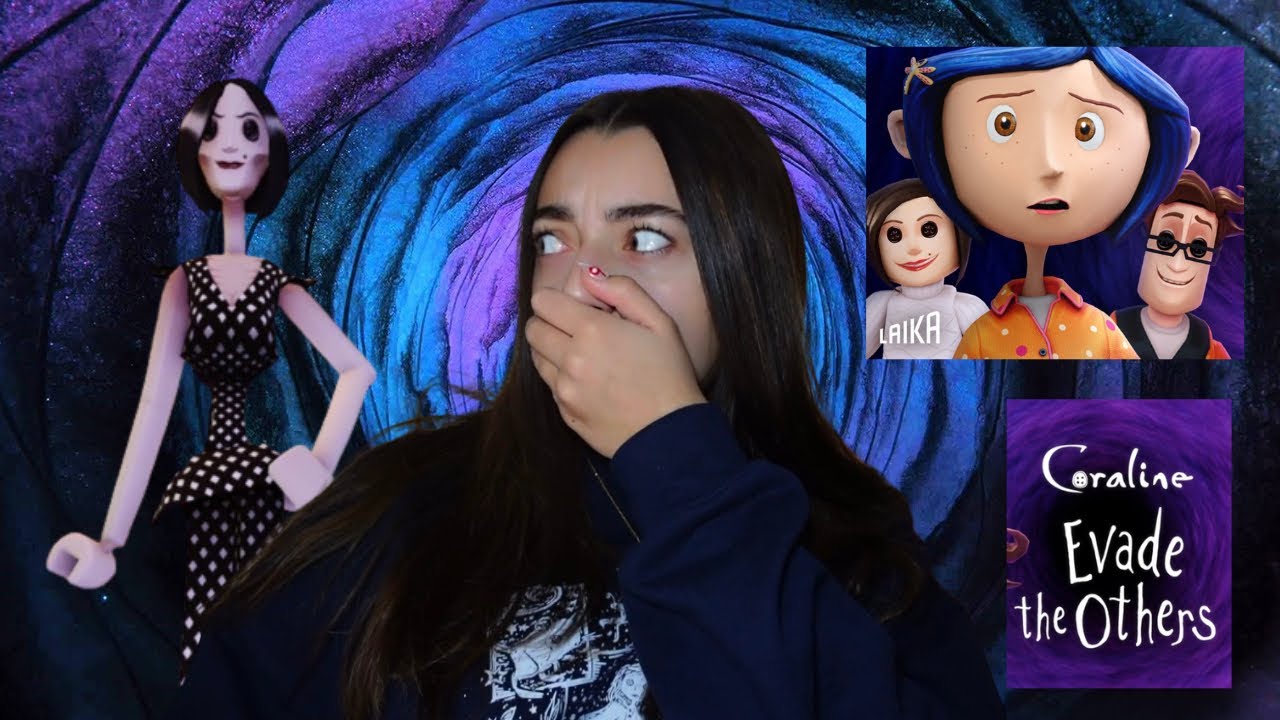 PLAYING CORALINE EVADE THE OTHERS ROBLOX