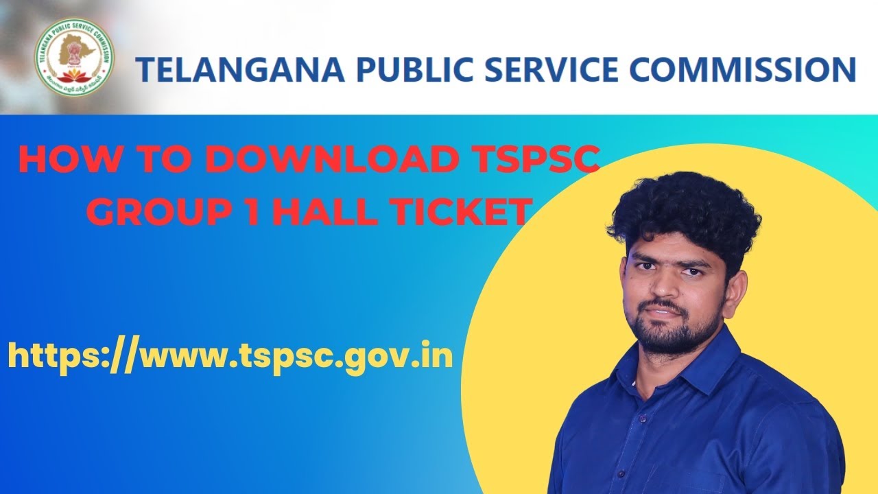 How to download the TSPSC Group 1 Hall ticket | step by step | #tspsc #hallticket #telugu #exam