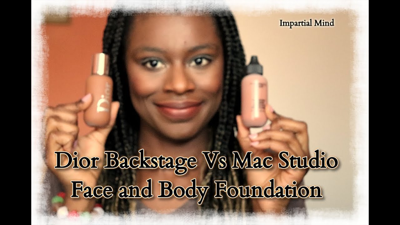 ⭐Dior Backstage Vs Mac Studio Face and Body Foundation |Review and Demo⭐