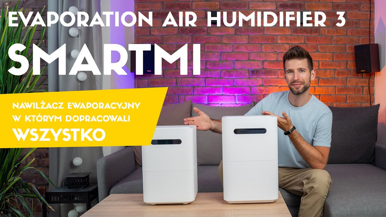 Xiaomi Smartmi Evaporation Air Humidifier 3 - nawilżacz ewaporacyjny w którym dopracowali wszystko