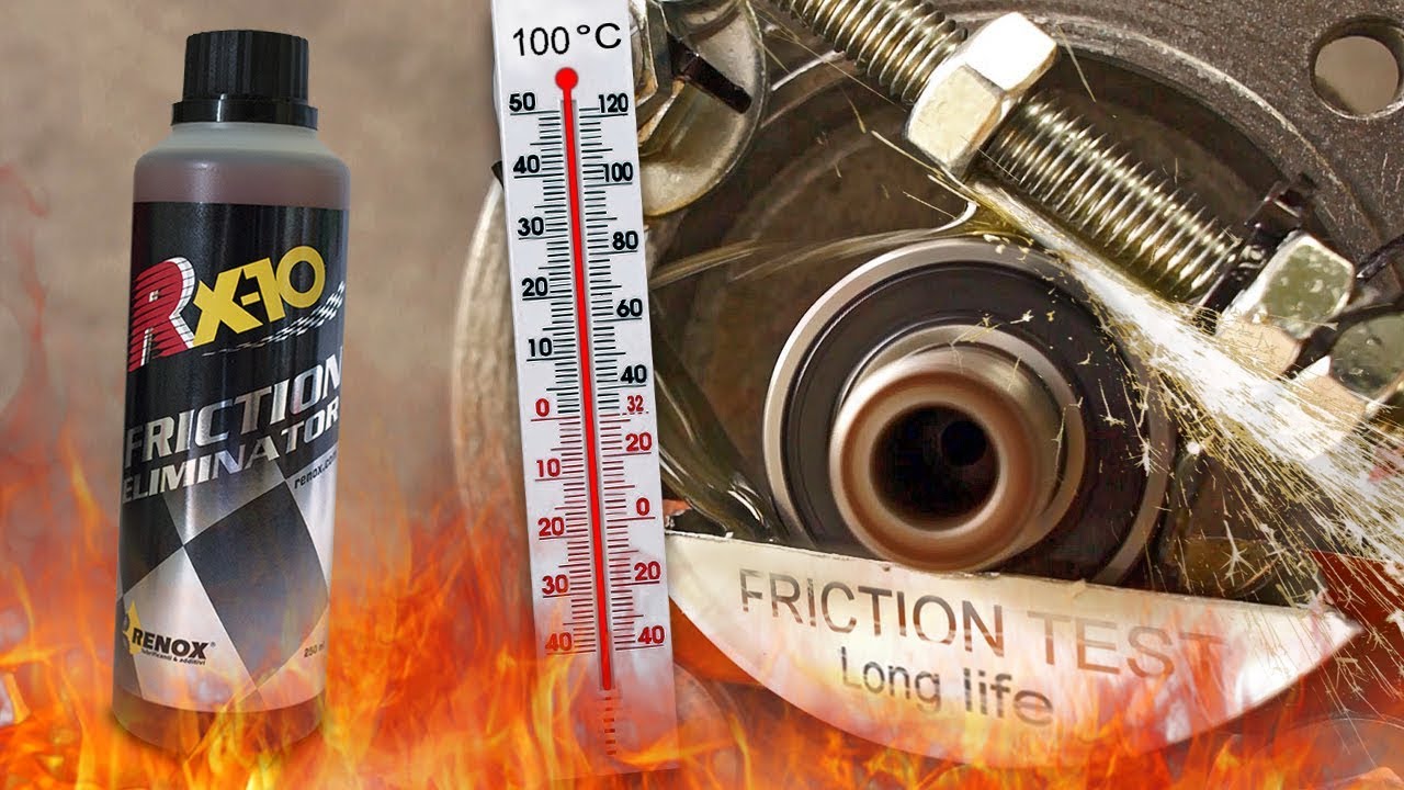 Renox RX-10 Friction Eliminator Добавки для масел Анализ Испытание на трение 100 ° C