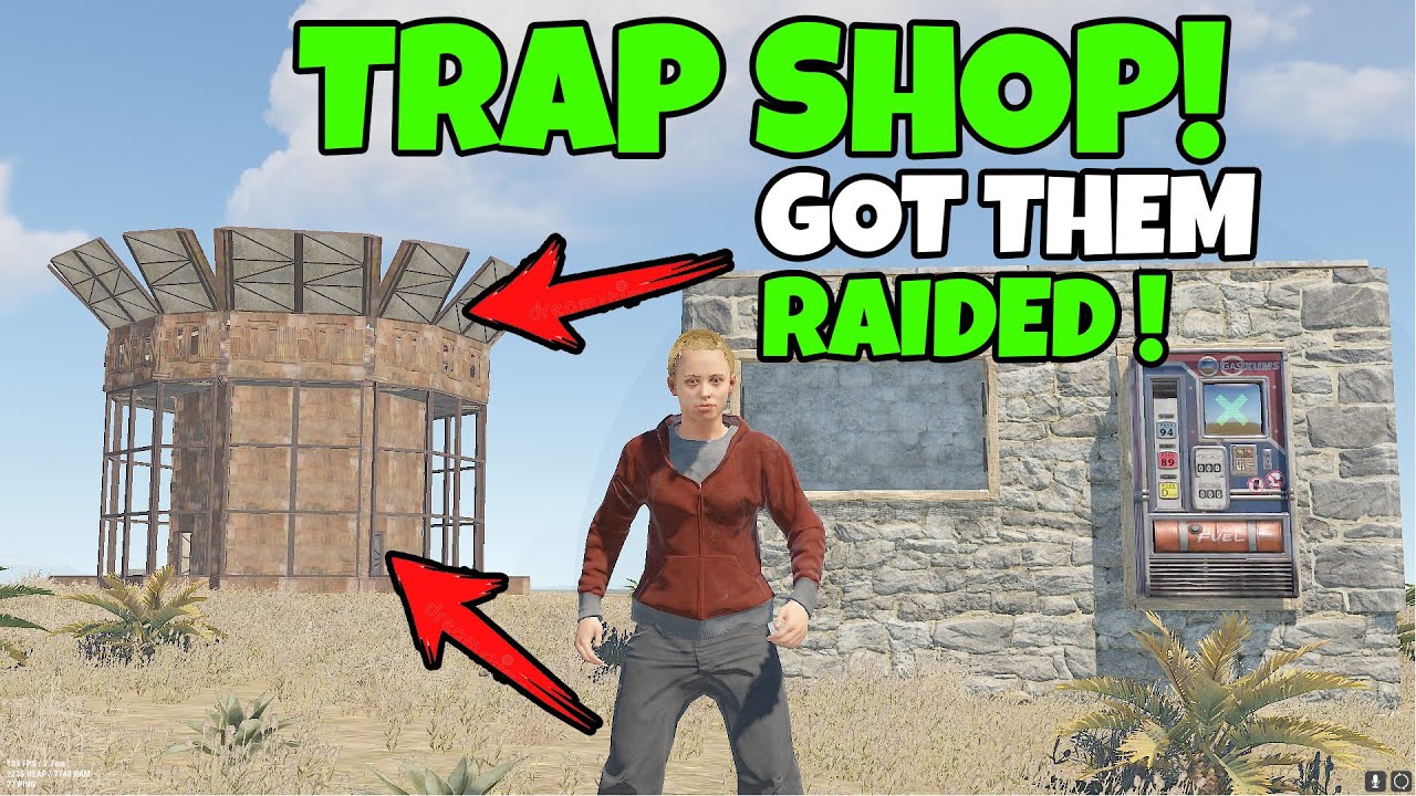 RUST | МАГАЗИН БАЗА-ЛОВУШКИ, на который совершили налет мои соседи!